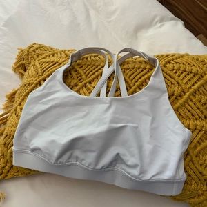 Lulu lemon sport bra white